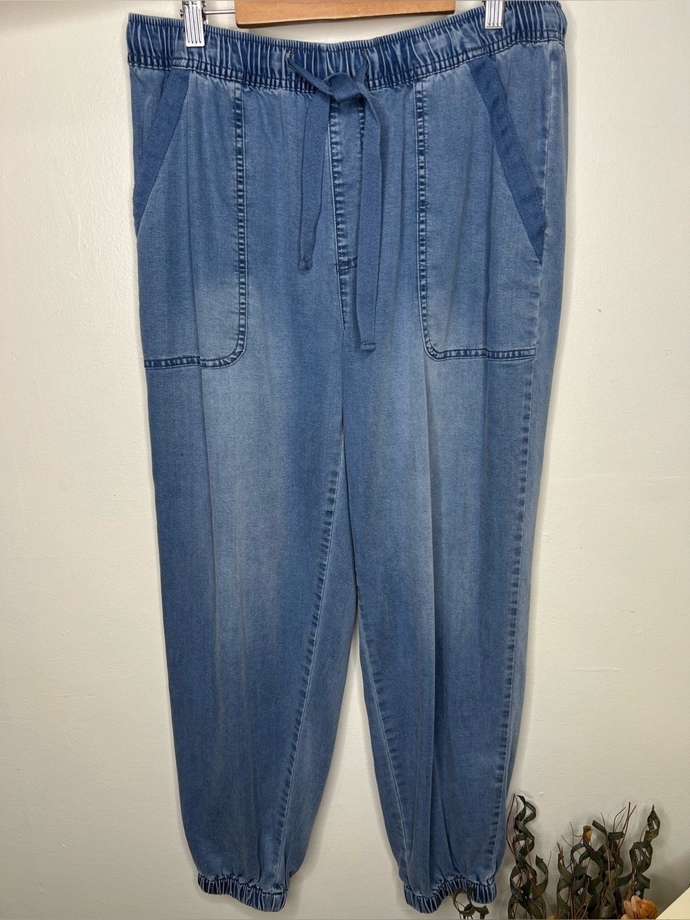 Time and True Pull on Jogger Jeans - Picture 2 of 7